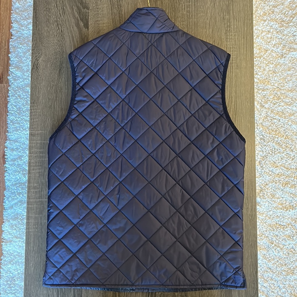 Club Room Quilted Navy Vest (S) - Only Worn Once! - Picture 5 of 5